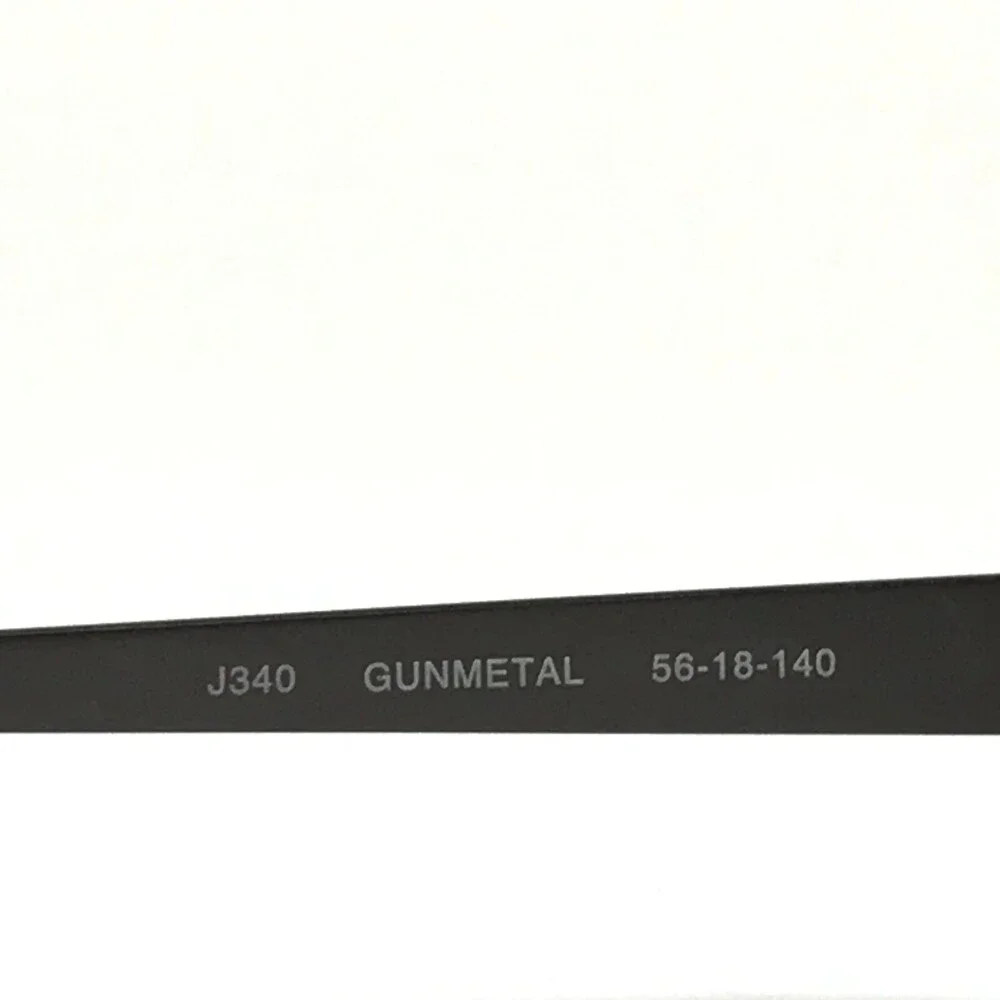 Jones New York Eyeglasses Frames J340 GUNMETAL Grey Rectangle Full Rim 56-18-140